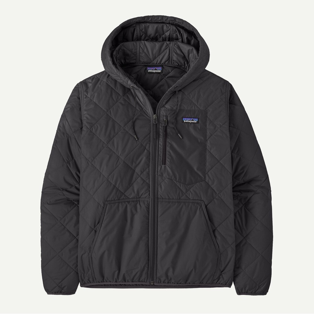 Men’s bomber quilted hoody jacket - Patagonia